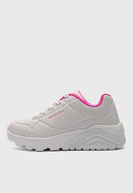 Tenis Lifestyle Blanco-Fucsia SKECHERS Uno Lite
