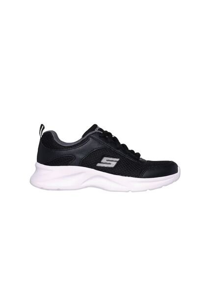 Tenis Skechers Dynamatic Para Niño Color Negro