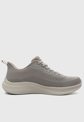 Tenis SKECHERS Bobs Moda Flex Taupe