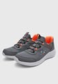 Tenis Lifestyle Skechers Bounder Brisk Burst Gris de Skechers