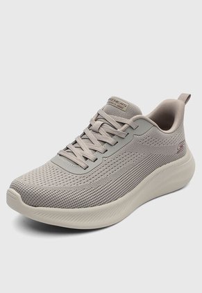 Tenis SKECHERS Bobs Moda Flex Taupe