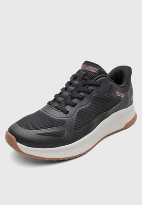 Tenis Lifestyle SKECHERS Bobs Squad 4 - Staple Look Negro