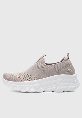 Tenis Lifestyle SKECHERS Bobs B Flex Hi Beige Skechers