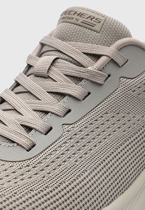 Tenis SKECHERS Bobs Moda Flex Taupe