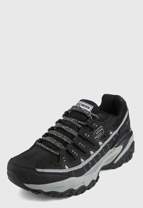 Outdoor Negro-Gris Skechers Energy - After Burn M. Fit Max.