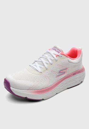 Tenis Running Skechers Max Cushioning Blanco