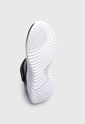 Tenis Lifestyle Negro-Gris-Blanco Skechers Kids Bounder-Zatic