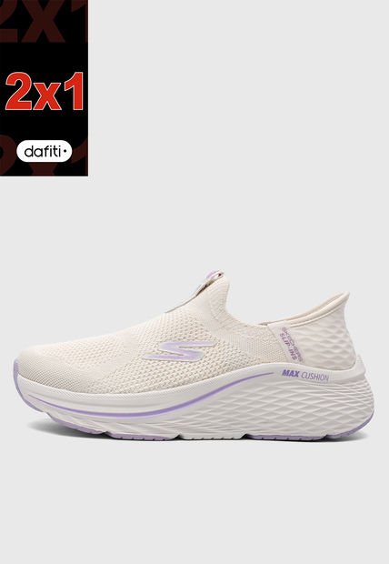 Tenis SKECHERS Slip-ins: Max Cushioning Elite 2.0 Marfil