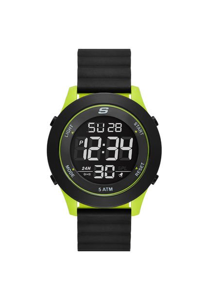 Relojes Skechers Hombre Rosencrans. Silicona Negro SR5246