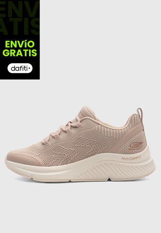 Tenis SKECHERS Bobs Arch Comfort B Sweet  Taupe Skechers