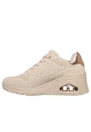 Tenis Skechers Mujer Uno Wedge Safari Daze - Beige