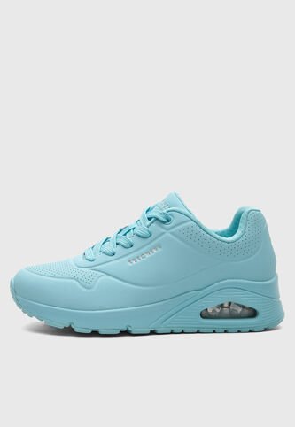 Tenis Lifestyle SKECHERS Uno - Stand On Air Celeste Skechers
