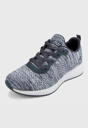 Tenis Training Gris-Blanco Skechers