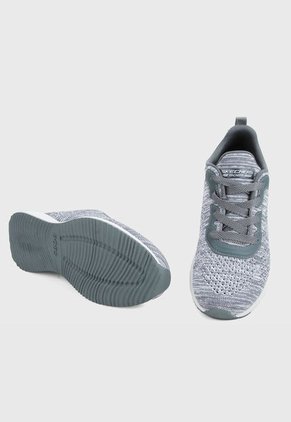 Tenis Training Gris-Blanco Skechers