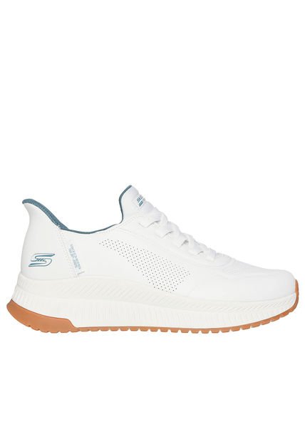 TENIS SKECHERS HOMBRE 118424WHT BOBS SQUAD Talla 7
