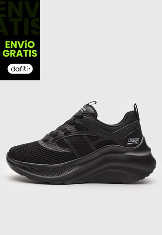 Tenis SKECHERS BOBS Chaos Hi - Dazzling Glint Negro Skechers