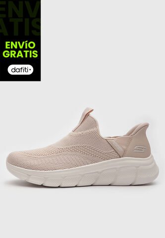 Tenis SKECHERS BOBS B Flex - Casual Fit Beige Skechers