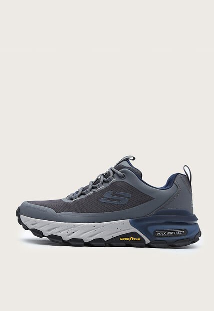 Tenis de Senderismo Gris-Azul-Negro Skechers Max Protect- Liberated