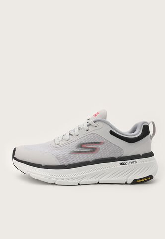 Tenis Running Gris-Blanco-Negro Skechers Max Cushioning 2.0 Skechers