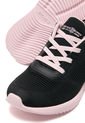 Tenis Training Negro-Rosa Skechers Summer Haze de Skechers