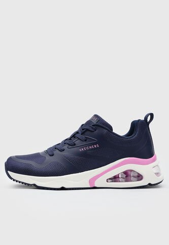 Tenis Lifestyle Azul Índigo-Rosa-Blanco Skechers Tres Air-Revolution Airy Skechers