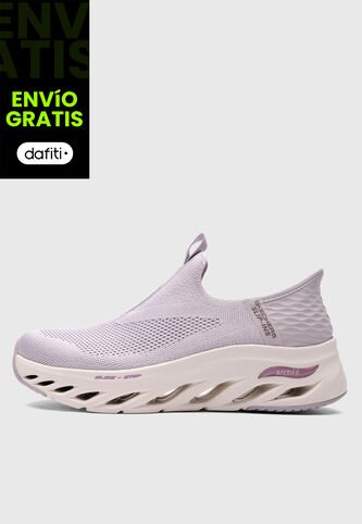 Tenis SKECHERS Arch Fit Glide Step - New League Lila Skechers