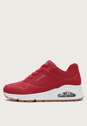 Tenis Skechers Uno - Stand on Air Rojo - Vino