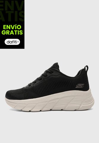 Tenis SKECHERS Bobs Sport B Flex Hi - Flying HI Negro Skechers