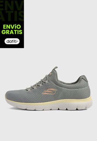 Tenis SKECHERS Summits Gris Skechers