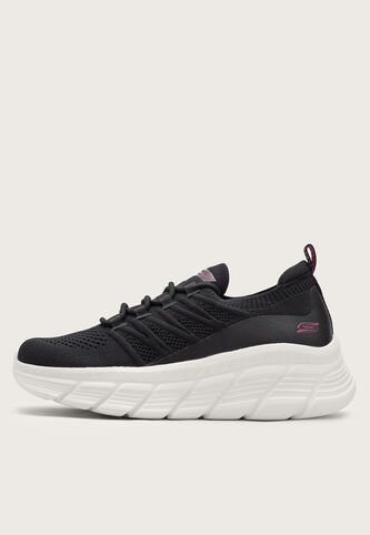 Tenis Lifestyle Negro-Fucsia-Blanco Skechers BOBS B Flex Hi - Leveled Ground Skechers