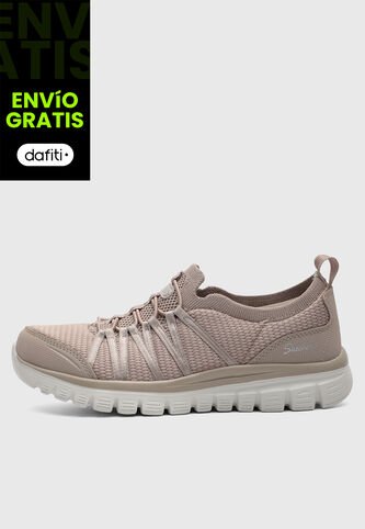 Tenis SKECHERS Graceful - Soft Soul Rosa Nude Skechers