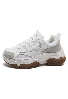 Tenis Lifestyle Blanco-Café Skechers City Step'n