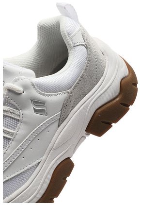 Tenis Lifestyle Blanco-Café Skechers City Step'n