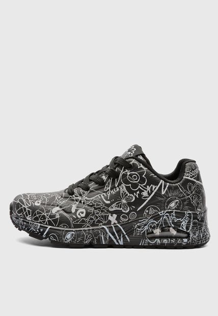 Tenis SKECHERS Uno Negro