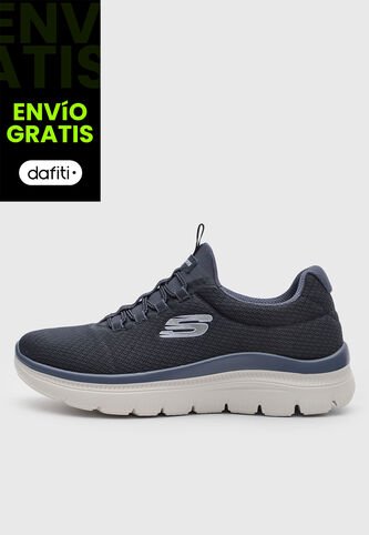 Tenis Lifestyle  SKECHERS Summits Plus Azul Skechers