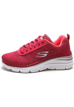 Tenis Running Fucsia-Blanco Skechers Boundries