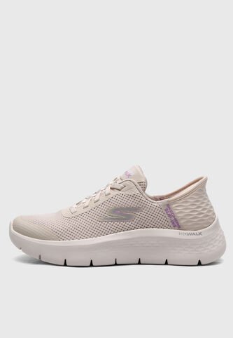 Tenis Skechers Go Walk Flex - Grand Entry Beige Skechers