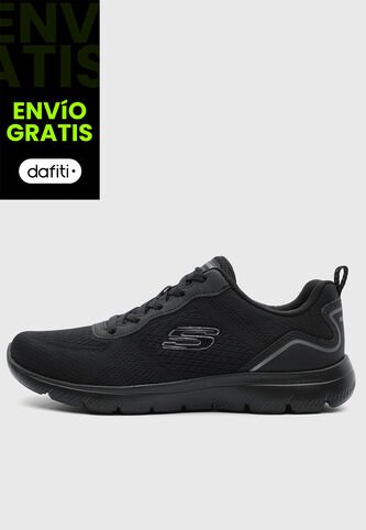 Tenis Lifestyle  SKECHERS Summits Negro Skechers