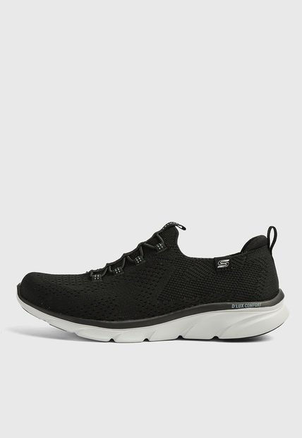 Tenis Lifestyle Negro-Blanco SKECHERS D'Lux Comfort - Celestial