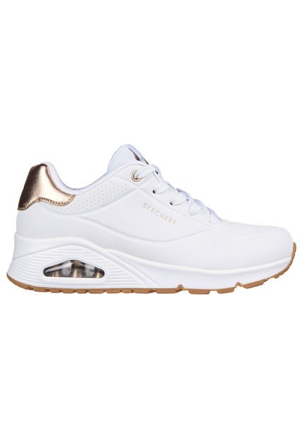 Tenis Mujer Skechers Uno Golden Air - Blanco