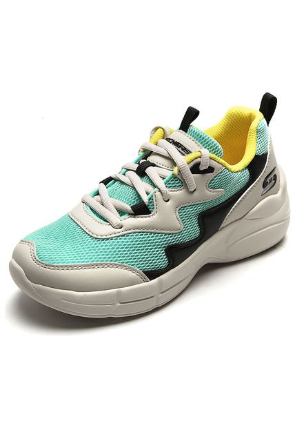 Tenis Beige-Verde-Negro-Amarillo Skechers - Compra Ahora | Dafiti Colombia