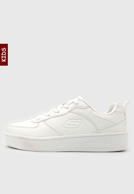 Tenis Lifestyle Blanco Skechers Kids Sport Court 92 - Chill Street