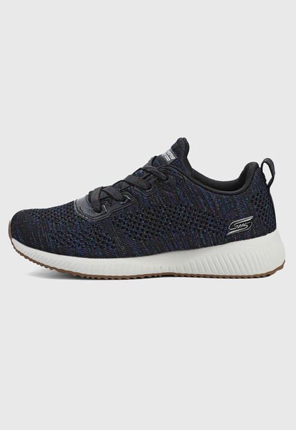 Tenis Lifestyle Negro-Azul-Blanco Skechers Glitz Maker
