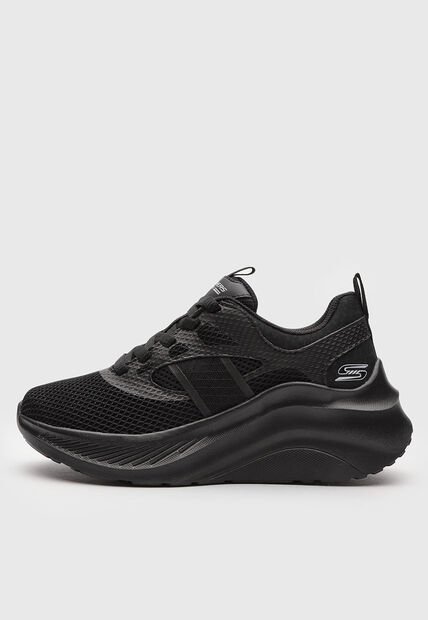 Tenis Lifestyle SKECHERS BOBS Chaos Hi - Dazzling Glint Negro