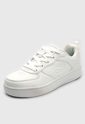 Tenis Lifestyle Blanco Skechers Kids Sport Court 92 - Chill Street