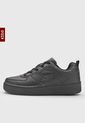 Tenis Lifestyle Negro Skechers Kids Sport Court 92 - Chill Street de Skechers