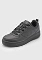 Tenis Lifestyle Negro Skechers Kids Sport Court 92 - Chill Street de Skechers