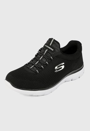 Tenis Training Negro-Blanco Skechers Summits