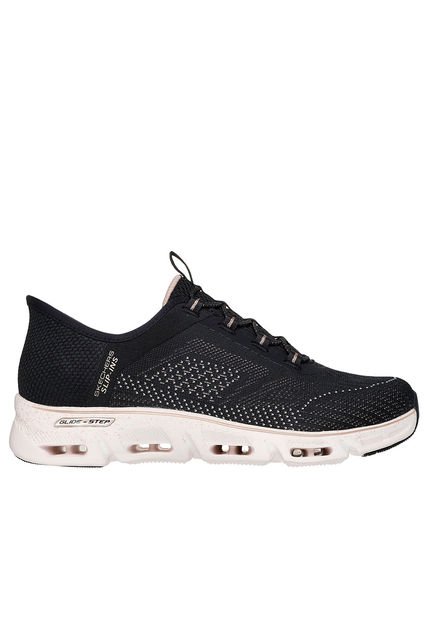 TENIS SKECHERS MUJER 104610BKGD GLIDE-STE Talla 7