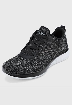 Tenis Training Gris-Blanco Skechers Heather Open